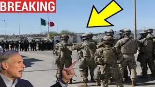 Abbott SHOCKS Nation with Plan to Build Massive Military Base at Border!