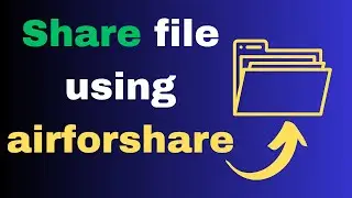 how to share files from mobile to laptop without using cable