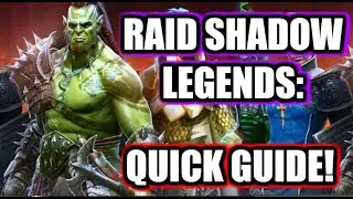 RAID SHADOW LEGENDS QUICK GUIDE 2020