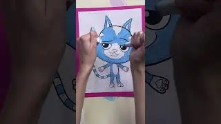Let's Color with Gabby! Super Satisfying CatRat Coloring Page   GABBY'S DOLLHOUSE