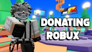 LIVE🔴Donating robux in🤑PLEASE DONATE🤑