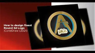 How to design A finest Round 3d Logo | CorelDraw tutorial (2021)