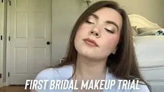Bridal Makeup Trial 🤍💍