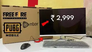Gaming Monitor Unboxing and review | Inter 24 inch Full HD IPS Panel Monitor (EMOA013) | Monitor
