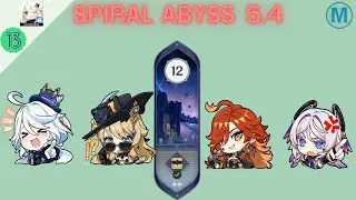 Furina,Navia & Mavuika,Citlali [Strring Moon] Duo  | Genshin Impact spiral abyss 5.4