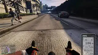 GTA V bike - Police brutality during workout