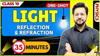 Light Reflection and Refraction | In ⏰ 35 min | One Shot 2024-25 | Class 10th Science Surya Sir