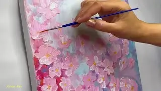 Spring Flowers Bloom / Acrylic Painting Step by Step #220