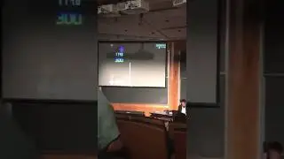 I played osu!mania live at my college (different POV)