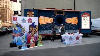 Amazon's Treasure Truck for Pokémon Sword and Pokémon Shield in New York City [Postcard 