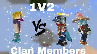 1v2 clan members egg wars blockman go