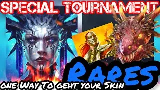 🎖Special Tournament🎖Only Rares👤vs Dragon 🐲 Grab your SKIN❗️ | RAID Shadow Legends