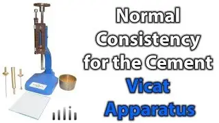 Experiment: Consistency of cement / white cement | Civil Engineering tips and tricks.