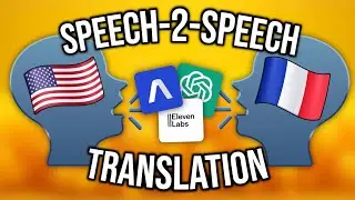 Speak Any Language With AI - Realtime Speech-to-Speech Translation & Voice Synthesis (w/Code)