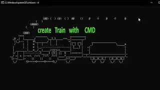 Moving  Train     with     CMD   ||   command port
