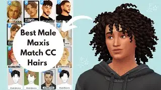 Best Maxis Match CC Hairs for Males (With Links)