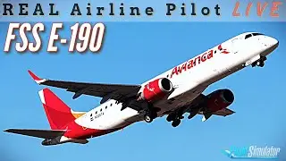 The MOST Controversial JET in Flight Simulator? | FSS E-190 | Real Pilot | #msfs2020 #embraer #190