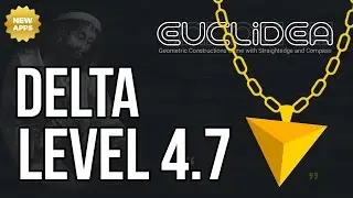 Euclidea 4.7 Walkthrough - Delta Level 4.7