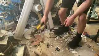 Vintage Hanimex fan smash featuring CJ