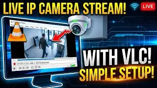 how to play ip camera on vlc media player || ip camera live streaming in vlc || rtsp port enable