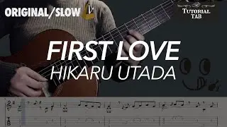 First Love - Hikaru Utada (Fingerstyle Tutorial with TAB)