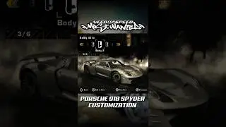 NFS Most Wanted | Porsche 918 Spyder Customization #nfsmostwanted #nfsmw #porsche918spyder #carmod