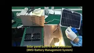 Solar security camera-solar panel built-in BMS protection