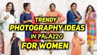 PHOTOGRAPHY IDEAS IN PALAZZO || FOR WOMEN || VENNELA'S WORLD || stills and poses 🤩👌
