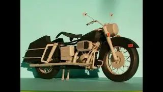 Papercraft Harley‐Davidson ペーパークラフト　ハーレー