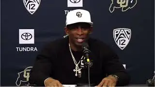 Deion Sanders   Post Game after Colorado rally to beat Colorado State 43-35 in 2 OT #deionsanders