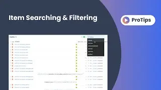 Rollbar Pro Tips: Item searching and filtering