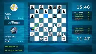 Chess Game Analysis: AlaaAnka - Gasly : 1-0 (By ChessFriends.com)
