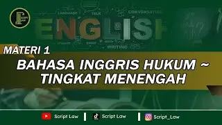 Kaidah Penulisan Bahasa Inggris Hukum ~ Part 1
