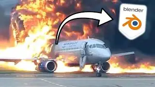Blender Tutorial, But I'm in a Plane Crash...
