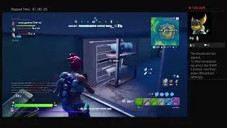 I'm playing Fornite with Kitty and Pea!!!