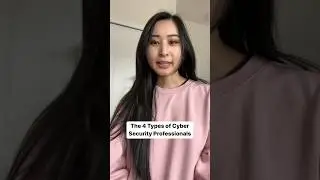 The 4 types of cybersecurity professionals 🤣 #throwback Should I make an updated version? #hacker