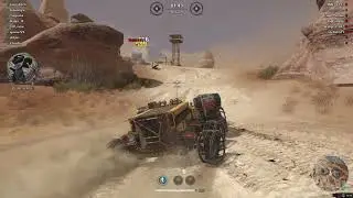 Crossout - Lunar Wheels, Quasar Cannons, and Desert Valley