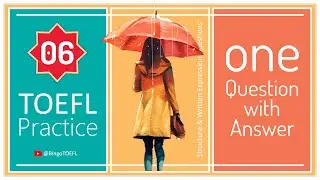 TOEFL Grammar Practice #006 | Written Expression Questions (Word Form)