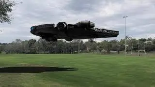 Millennium Falcon Taking Off From Canberra