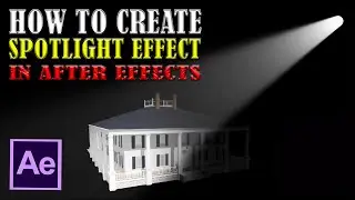 How to create Spotlight Effect in After Effects -Create Spotlight for Video |Series 78|#aftereffects