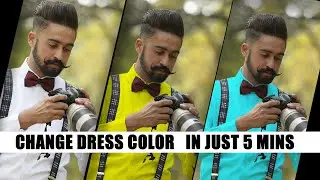 Change Dress Color within 5 Mins in Photoshop | Select & change any Color | Photoshop Tutorial 2021