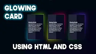 Stunning HTML & CSS Card Animation