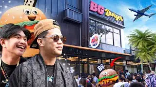 Giving FREE 100 BURGERS para sa lahat | Billionaire Gang