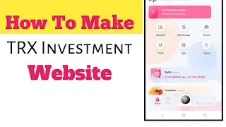 How to make TRX mining website | Website Development