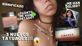 ¡3 TATUAJES NUEVOS!😱 | ¿qué significan? ¿cuánto me han costado? ¿me han dolido? | R al Cuadrado
