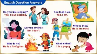 Daily Use English Question Answers | Learning Question And Answers | English Vocabulary Speaking