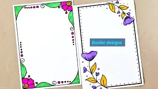 Border designs|Project work design|Project border design|Assignment front page design|Design borders