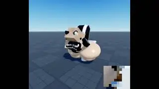 Skunki need bathroom break (Roblox poop animation)