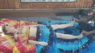 Selesai yoga i.m gip massage memperbaikki organ tubuhnya