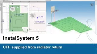 InstalSystem 5 - UFH supplied from radiator return